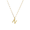 304 Stainless Steel Copper 18K Gold Plated Letter