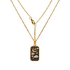 Wholesale Jewelry Hip-Hop Retro Color Block 304 Stainless Steel Pendant Necklace