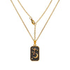 Wholesale Jewelry Hip-Hop Retro Color Block 304 Stainless Steel Pendant Necklace