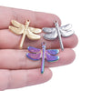 304 Stainless Steel Hip-Hop Retro Plating Dragonfly Pendant Necklace