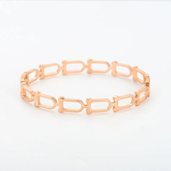 304 Stainless Steel Simple Style Classic Style Geometric Bracelets