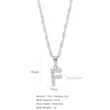 304 Stainless Steel Simple Style Classic Style Inlay Constellation Zircon Pendant Necklace