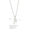 304 Stainless Steel Simple Style Classic Style Inlay Constellation Zircon Pendant Necklace