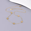 304 Stainless Steel Titanium Steel 18K Gold Plated Elegant Simple Style Plating Solid Color Necklace