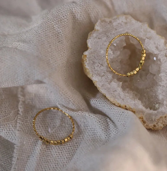 304 Stainless Steel Stainless Steel 18K Gold Plated Simple Style Classic Style Commute Plating Inlay Sun Star Moon Zircon Rings
