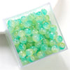 30pcs 8 * 6mm 8 * 7mm Hole 1~1.9mm Glass Solid Color Beads