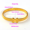 IG Style Elegant Classic Style Stripe Waves Knot 316L Stainless Steel  18K Gold Plated No Inlay Bangle In Bulk