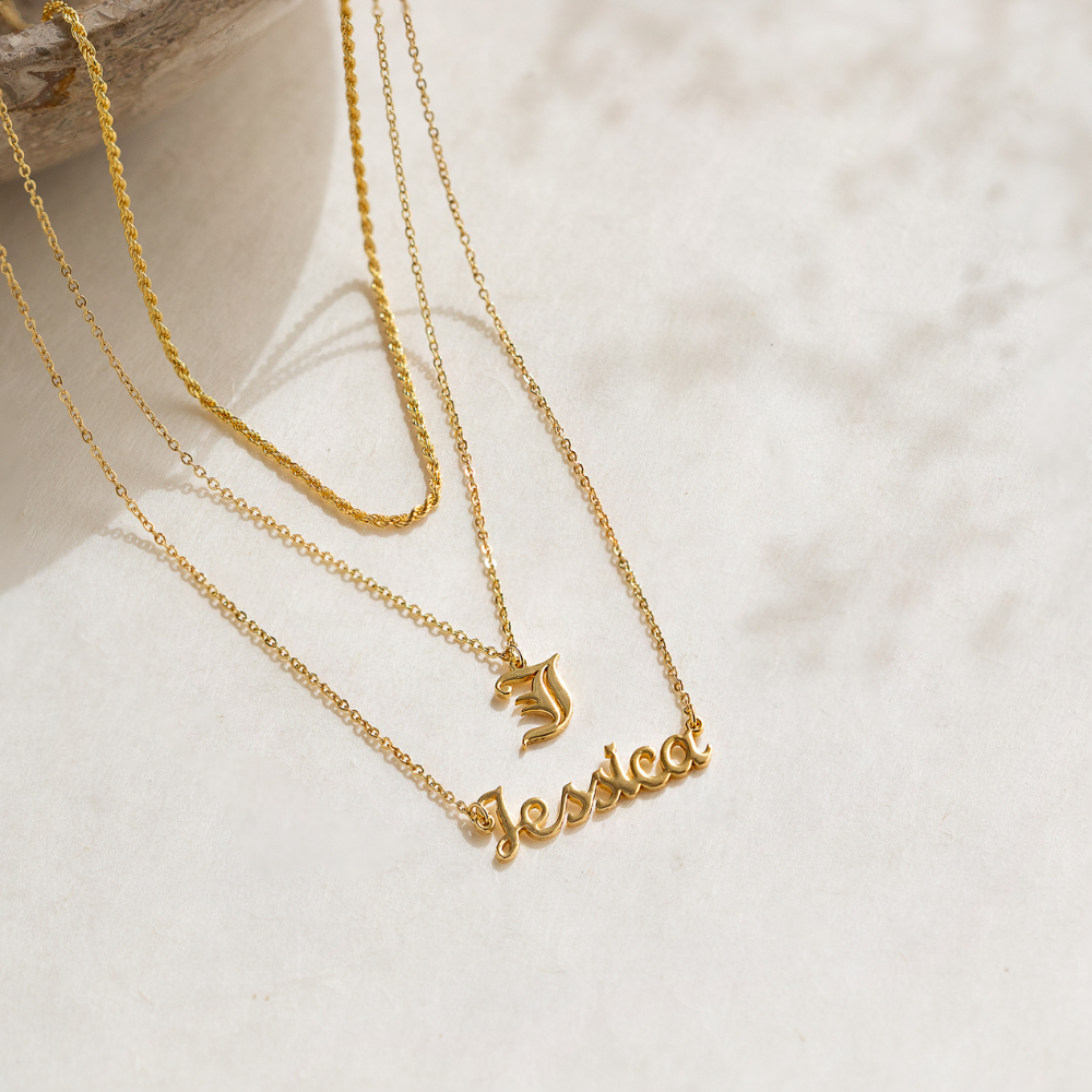 Personalized Gold Name Necklaces
