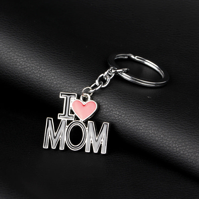 Mama Letter Alloy Mother's Day Father's Day Unisex Bag Pendant Keychain