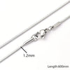 5 Strands/Package 304 Stainless Steel 18K Gold Plated Jewelry Accessories