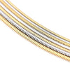 5 Strands/Package 304 Stainless Steel 18K Gold Plated Jewelry Accessories