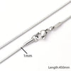 5 Strands/Package 304 Stainless Steel 18K Gold Plated Jewelry Accessories