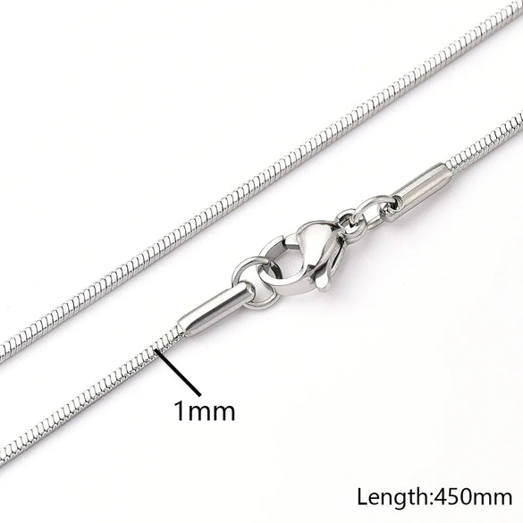5 Strands/Package 304 Stainless Steel 18K Gold Plated Jewelry Accessories