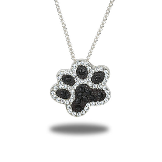 Best Selling Studded Cat Dog Claw Pendant Necklace Cat Paw Print Necklace Ankle Necklace Clavicle Chain