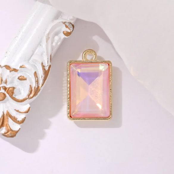 6 Pieces Diameter 3mm Hole Under 1mm Alloy Alloy Letter Pendant