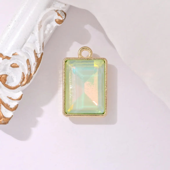 6 Pieces Diameter 3mm Hole Under 1mm Alloy Alloy Letter Pendant