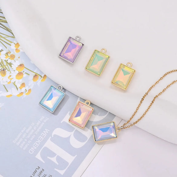 6 Pieces Diameter 3mm Hole Under 1mm Alloy Alloy Letter Pendant