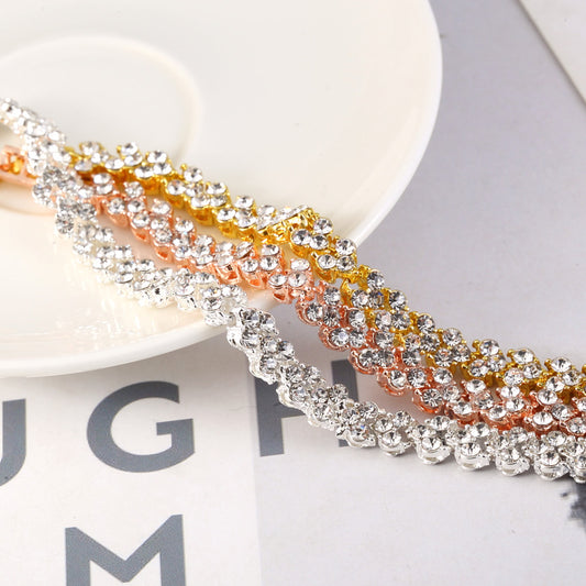 Retro Crystal Multi-color Full Diamond Bracelet