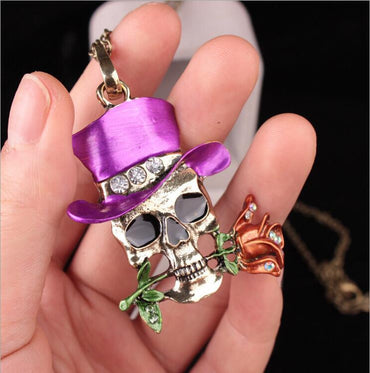 Punk Skull Alloy Women's Men's Pendant Necklace