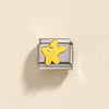 9*10mm 304 Stainless Steel Flower Italian Charms