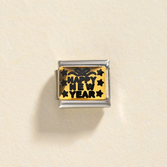 9*10mm 304 Stainless Steel Flower Italian Charms