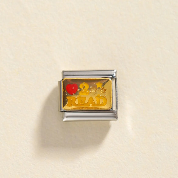 9*10mm 304 Stainless Steel Flower Italian Charms