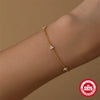 925 Sterling Silver Cable Chain Bracelets IG Style Simple Style