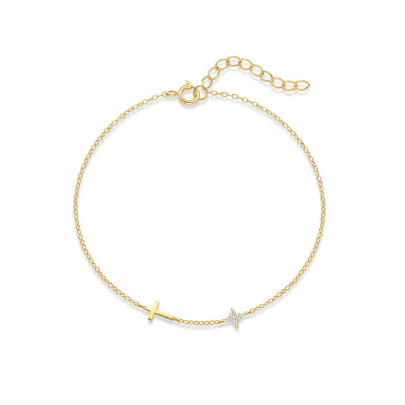 925 Sterling Silver Cable Chain Bracelets IG Style Simple Style