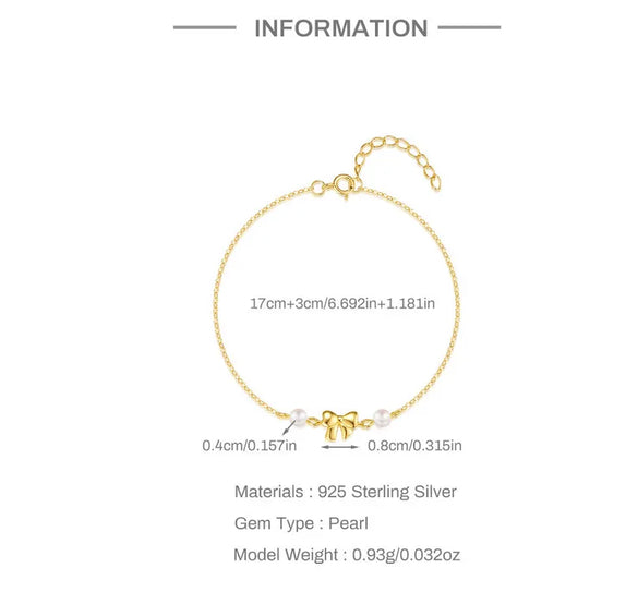 925 Sterling Silver Cable Chain Bracelets Simple Style