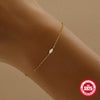 925 Sterling Silver Cable Chain Bracelets Simple Style