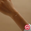 925 Sterling Silver Cable Chain Bracelets Simple Style
