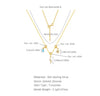 925 Sterling Silver Turquoise Zircon Cable Chain Plating Geometric Heart Shape Bow Knot Pendant Necklace