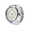 Casual Novelty Round Single Folding Buckle Ring Table Quartz Women's Watches