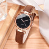 Casual Round Buckle Quartz Women's Watches