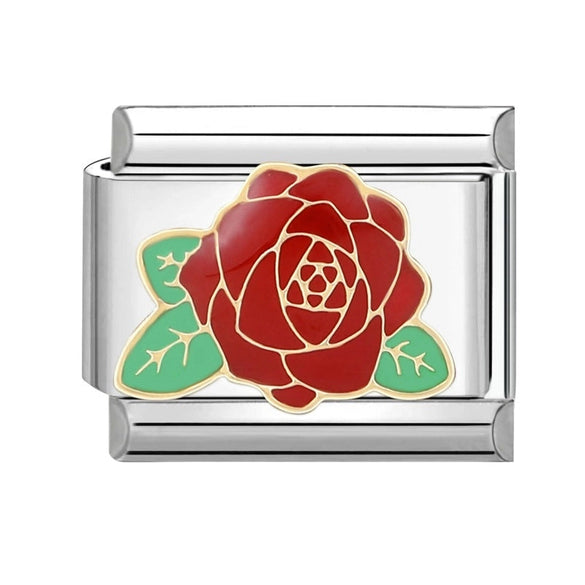 Charms Module Handmade DIY Red And Black Light Luxury Bracelet Creative Personality Italian Bracelet Accessories