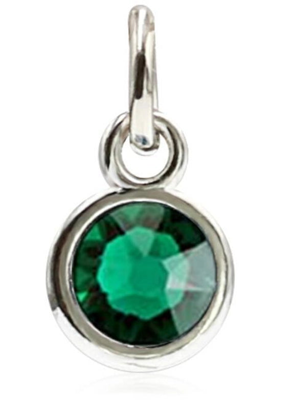 Diamond-encrusted Twelve Birthstone Colored Glass Pendant  Necklace Jewelry DIY Pet Alloy Accessories Jewelry