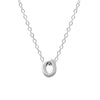 Elegant Letter Sterling Silver Pendant Necklace In Bulk