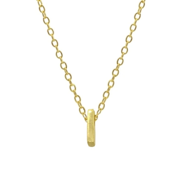 Elegant Letter Sterling Silver Pendant Necklace In Bulk