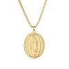 Ethnic Style Portrait Stainless Steel Titanium Steel Plating Pendant Necklace