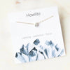 Fashion Geometric Stainless Steel Necklace Plating Natural Stone Stainless Steel Necklaces 1 Piece