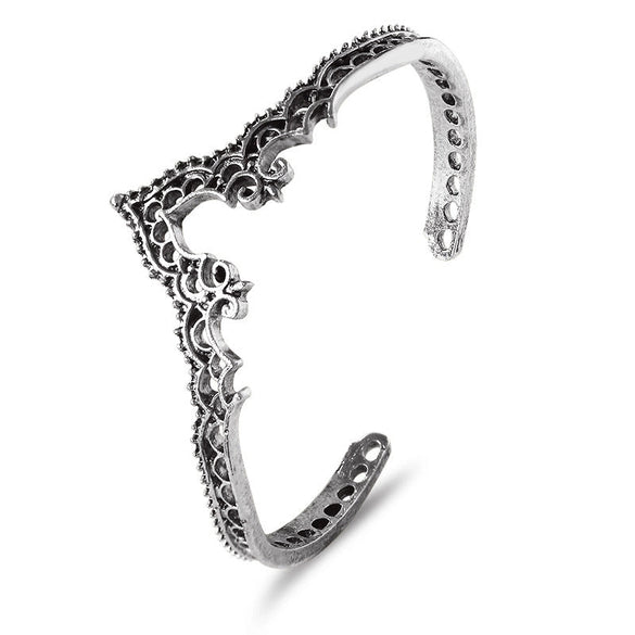 Hip-hop Classic Style Streetwear Animal Metal Plating Hollow Out Inlay Artificial Crystal Artificial Pearls Zircon 18k Gold Plated Silver Plated Wristband Bangle