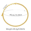 Ig Style Simple Style Solid Color Copper Plating Chain 18k Gold Plated Necklace