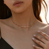 Ig Style Simple Style Solid Color Copper Plating Chain 18k Gold Plated Necklace