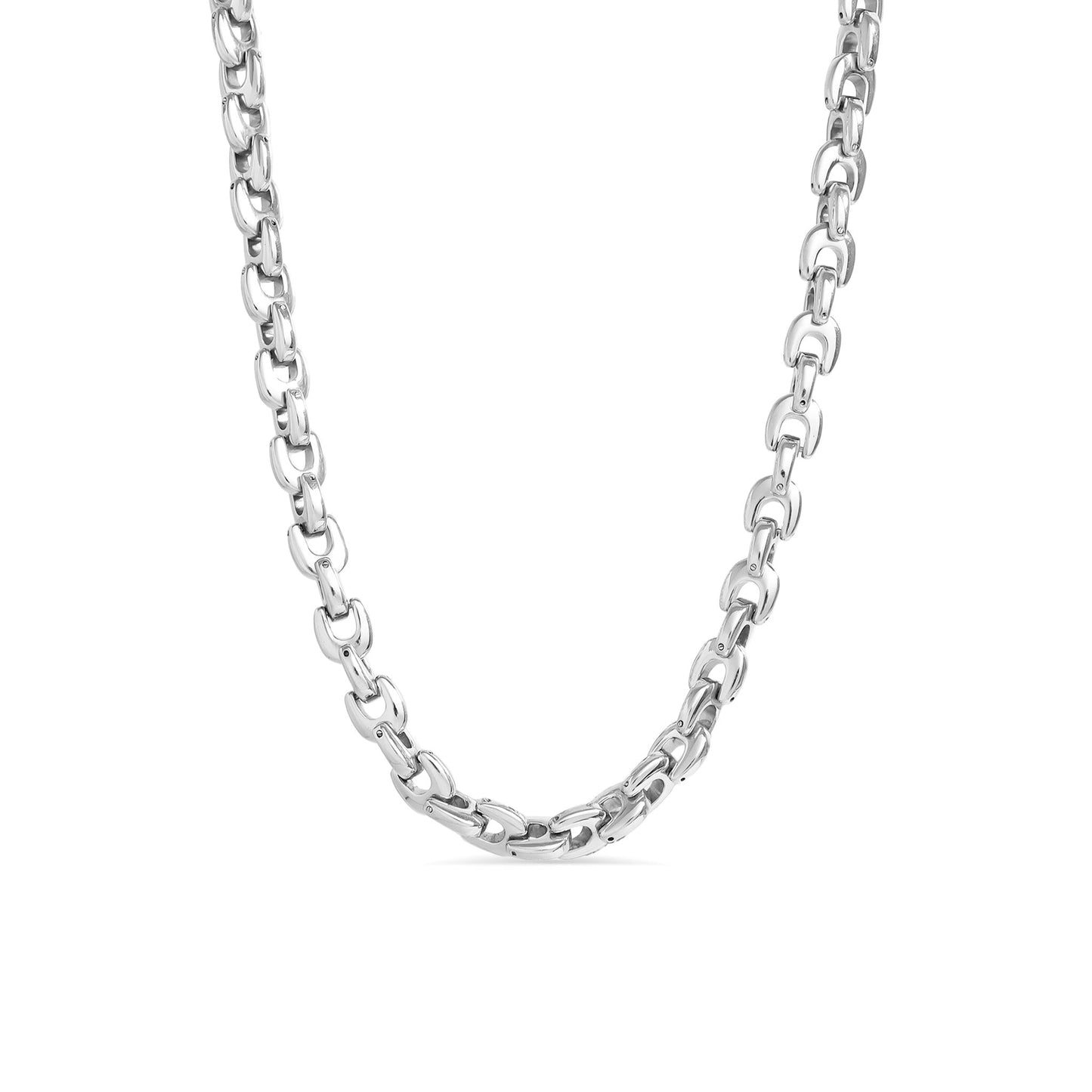 Stainless Steel Link Chain Necklace / NKJ0013