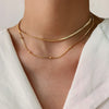 IG Style Chain Geometric Stainless Steel Electroplating Necklaces
