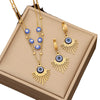 Expressive Eye Stainless Steel Electroplating Necklaces