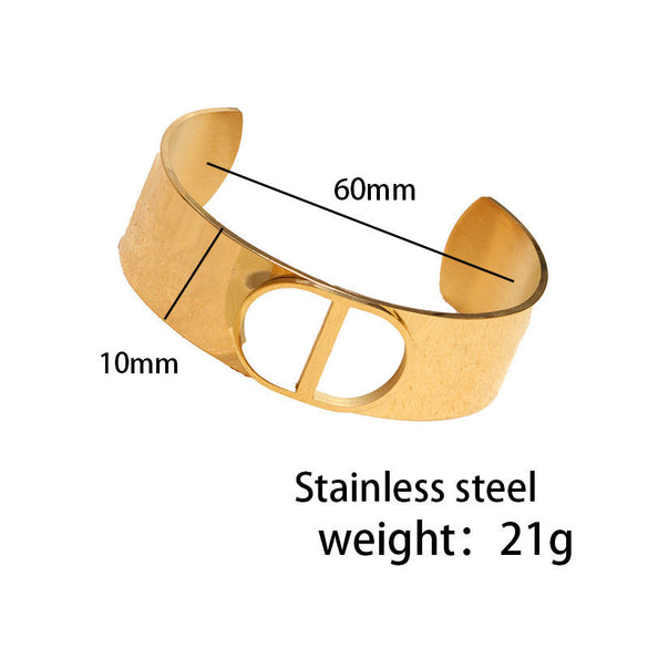 Ellipse Stainless Steel Polishing Bangles
