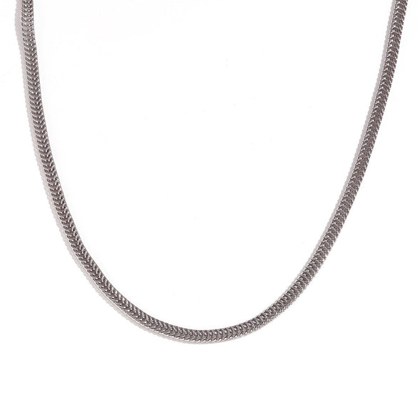 Minimalist Stripe Geometric Stainless Steel Electroplating Necklaces