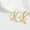 Cross-border hot-selling new trendy light luxury, love design earrings, literary retro personality, versatile earrings, jewelry women