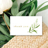 wholesale green plant thank you card 4x6 inch gift card gift packaging greeting card bouquet insert decoration